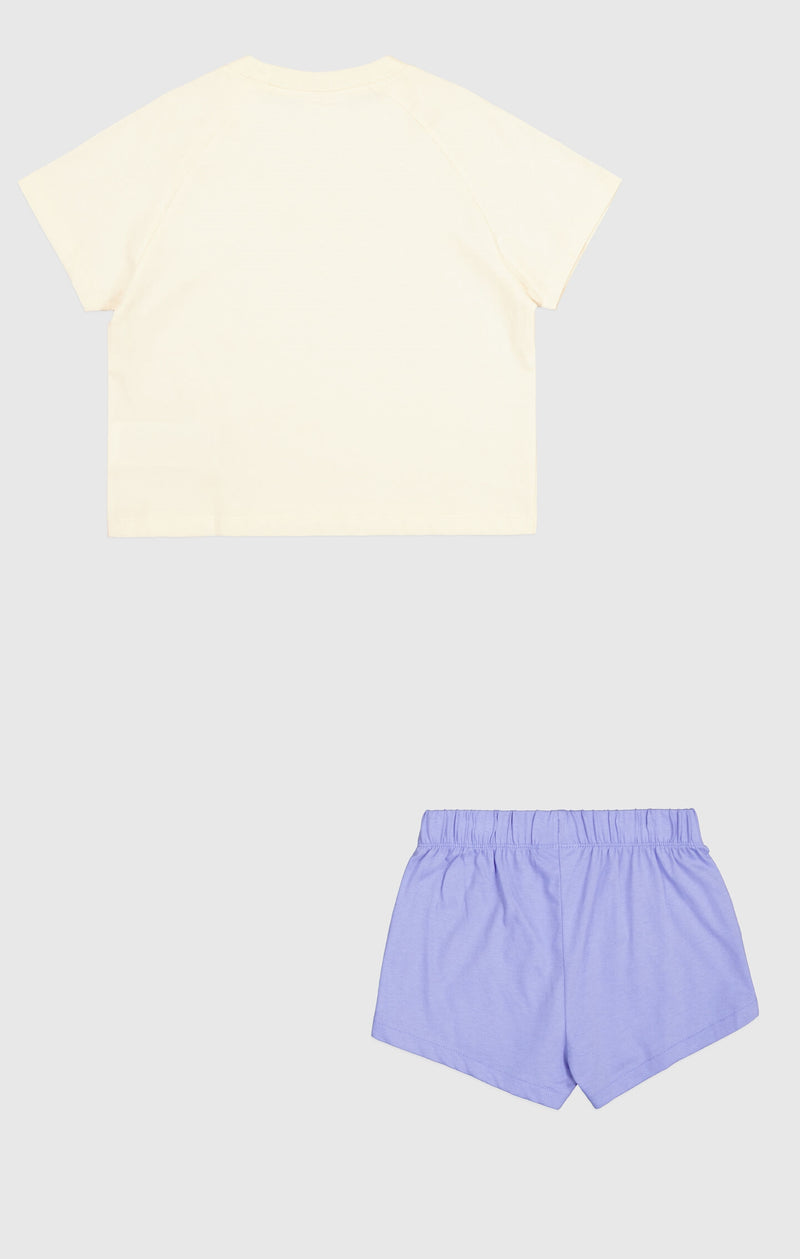 Set T-shirt + shorts Icons bambina
