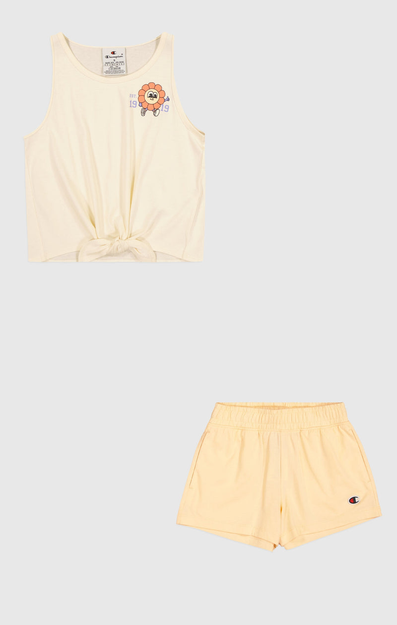 Set canotta + shorts Icons bambina
