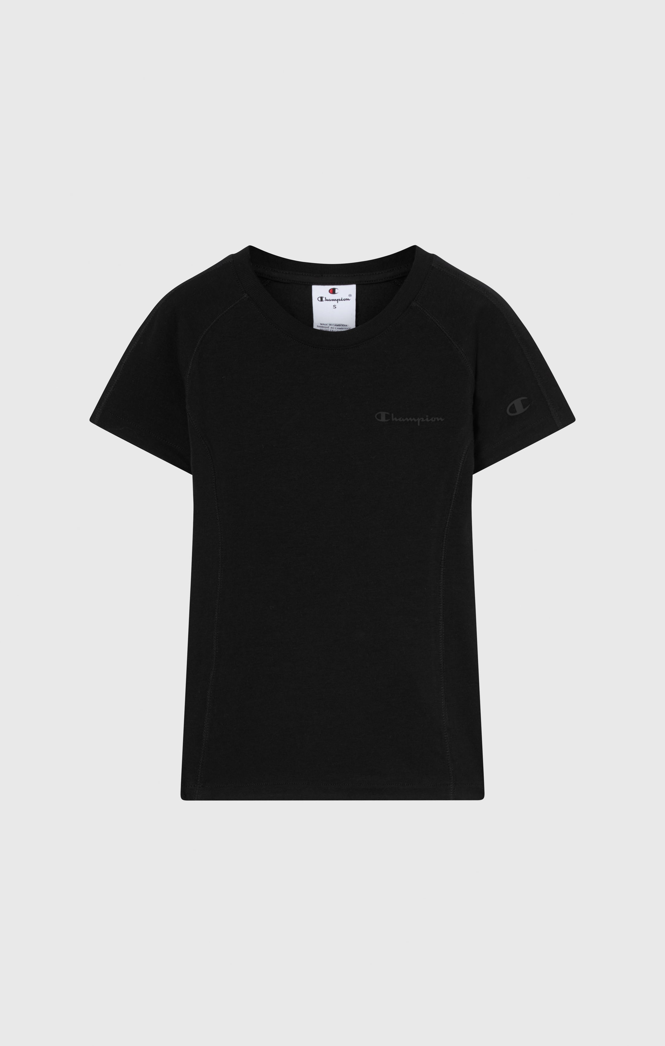 Girls' Cotton Stretch Jersey T-Shirt C-Tech