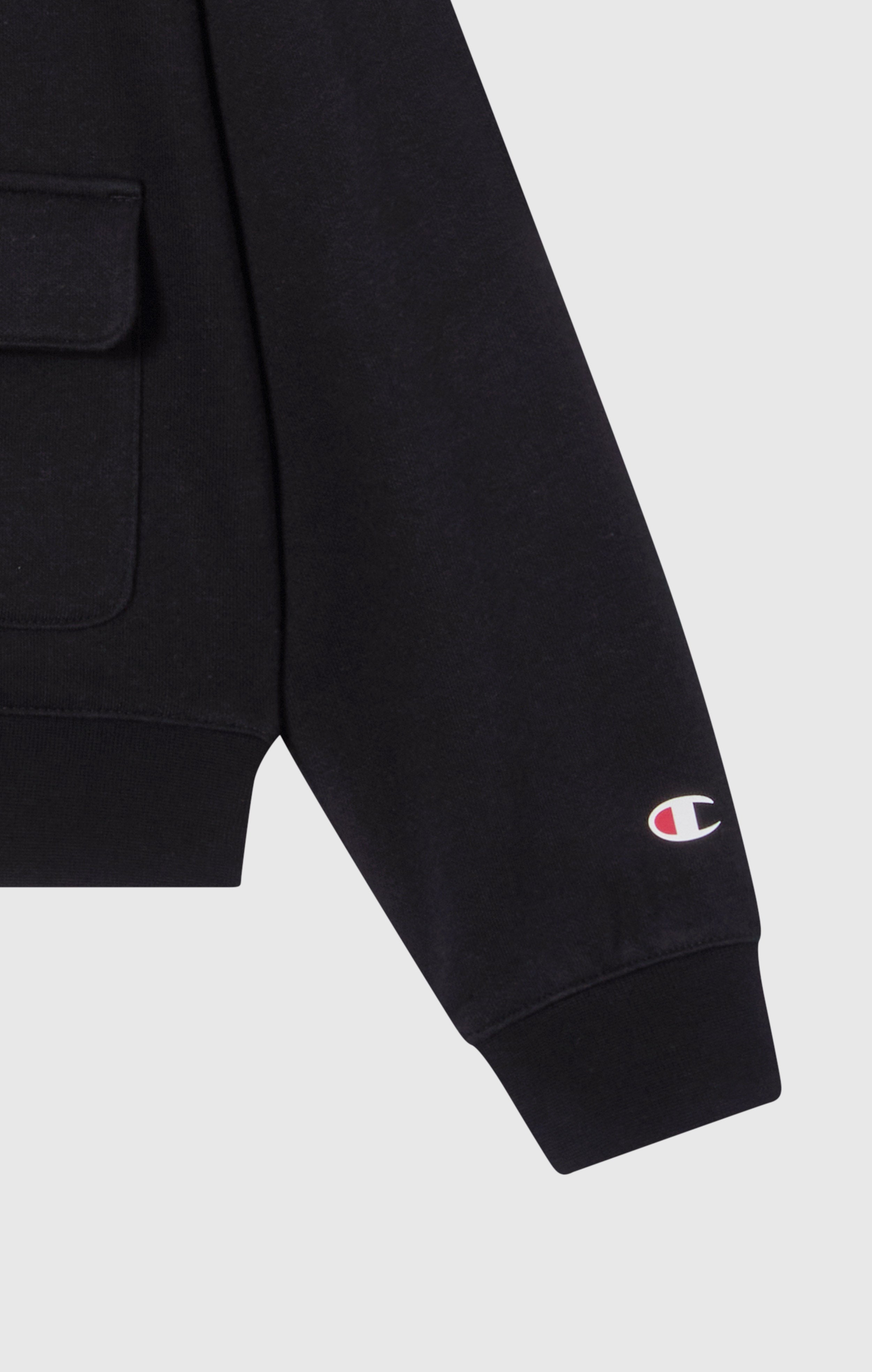 Girls’ Hooded Full Zip Fleece Sweatshirt Icons