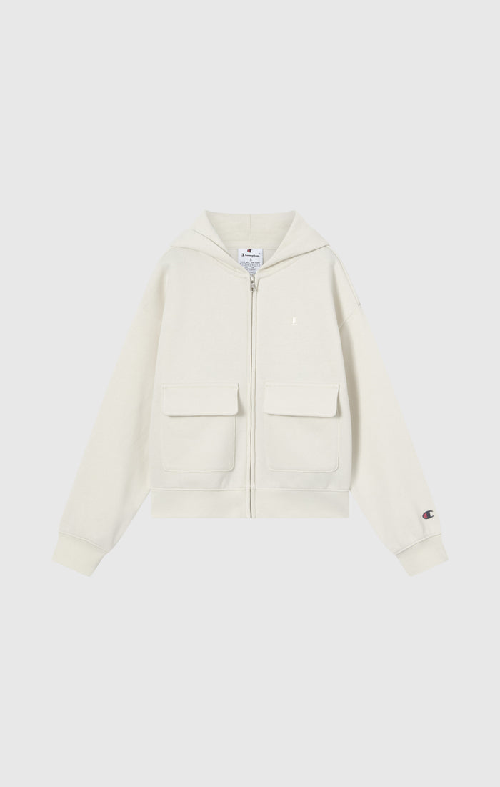 Sweat À Capuche Zippé Intégral À Intérieur Gratté Icons Fille