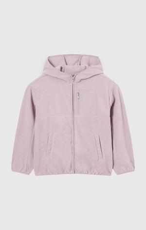 Sweat Polaire Zippé Intégral À Capuche Icons Fille