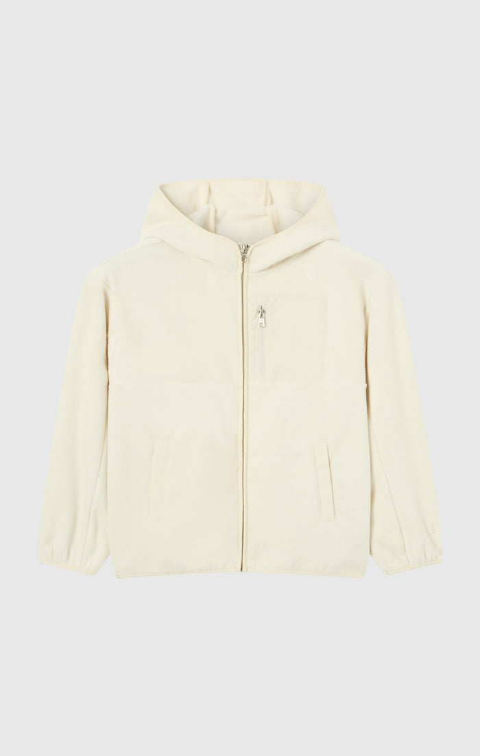 Sweat Polaire Zippé Intégral À Capuche Icons Fille