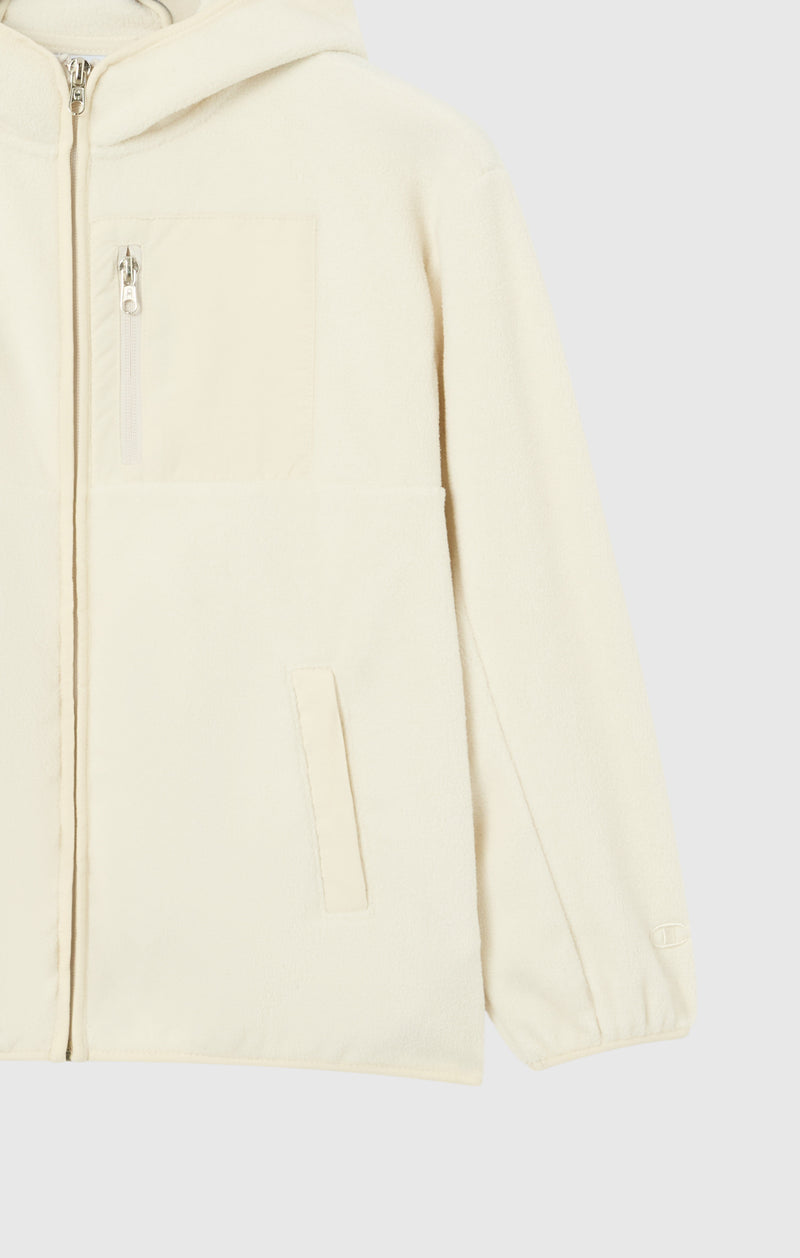 Girls' Full Zip Fleece Polar Hoodie Icons