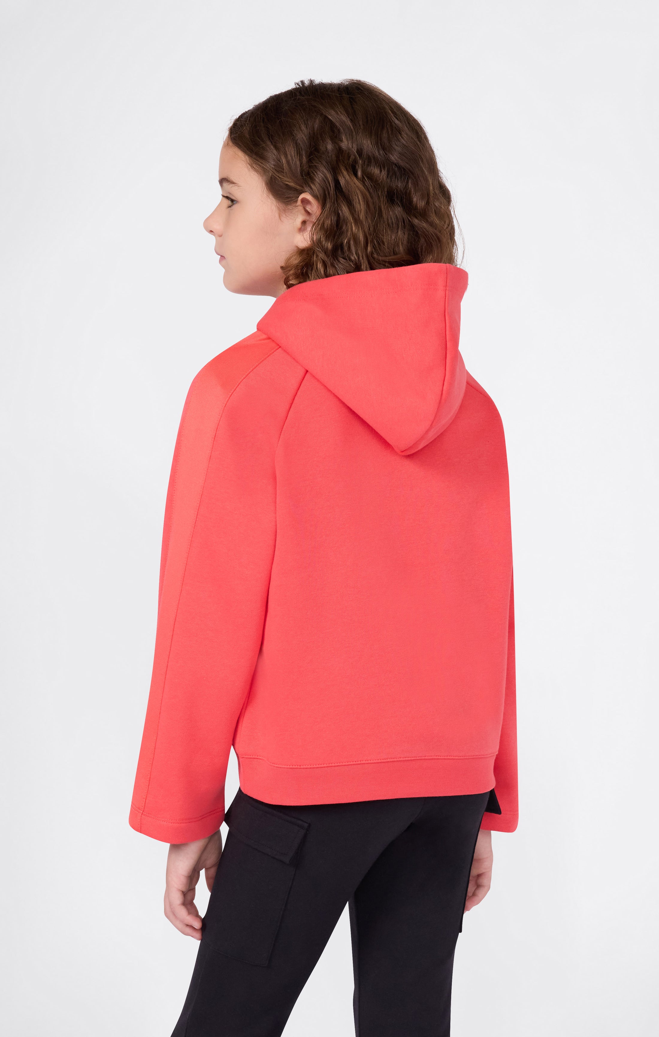 Kapuzensweatshirt für Mädchen mit Angerautem Innenmaterial
