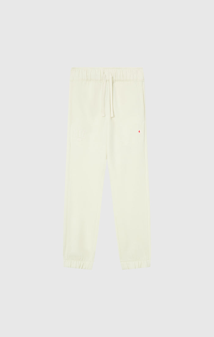 Pantaloni con itnterno felpato e polsini elasticizzati da bambina