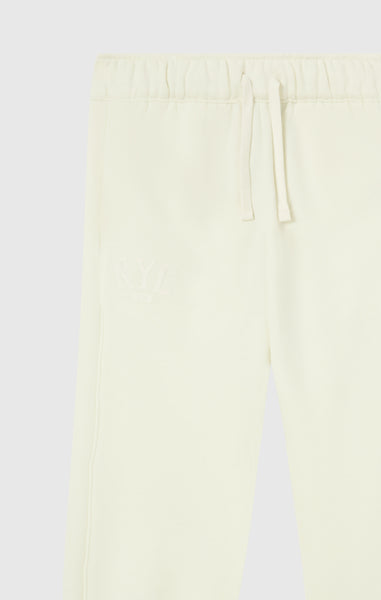 Pantalon en polaire à poignets élastiqués fille