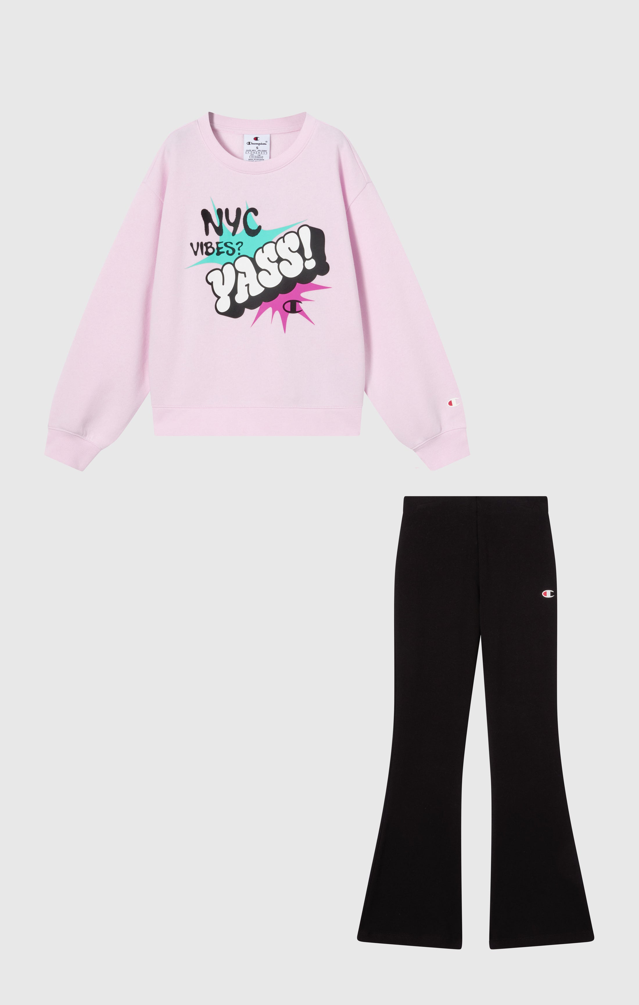 Girls' Fleece Sweatsuit with Graphic