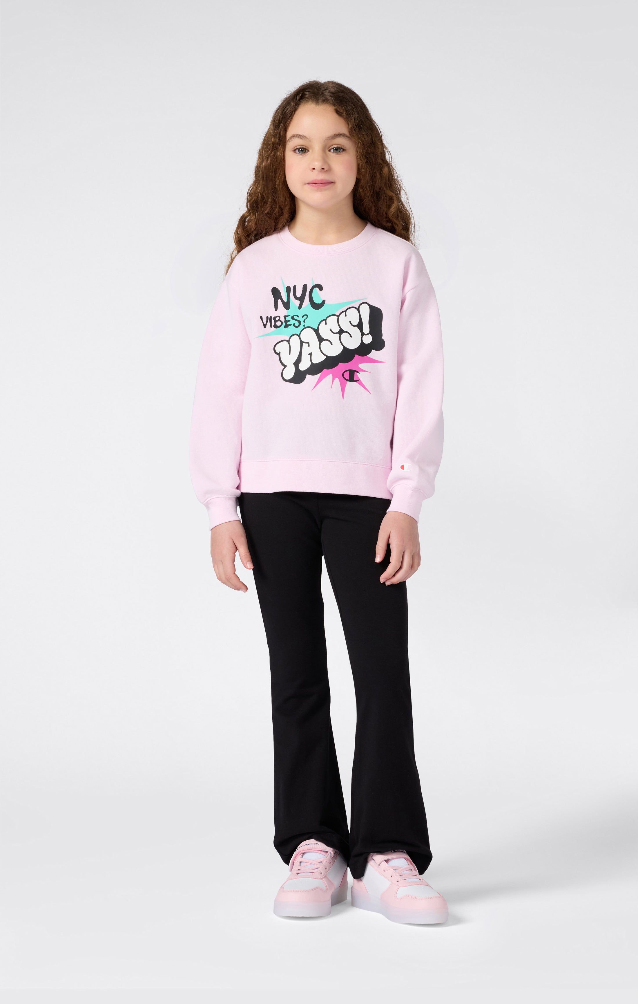 Girls' Fleece Sweatsuit with Graphic