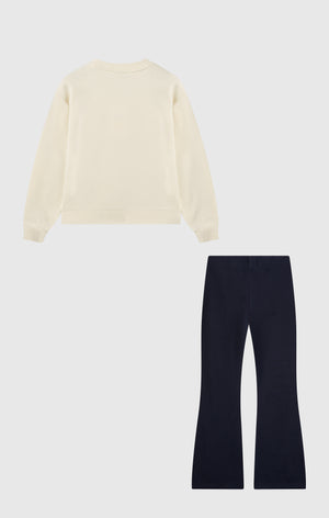 Girls' Fleece Sweatsuit with Graphic