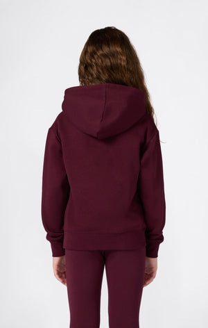 Sweat À Capuche À Intérieur Gratté Avec Grand Logo Brodé Icons Fille