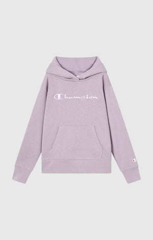Kapuzenpullover Mit Angerautem Innenmaterial Und Großem Gesticktem Logo Icons Mädchen