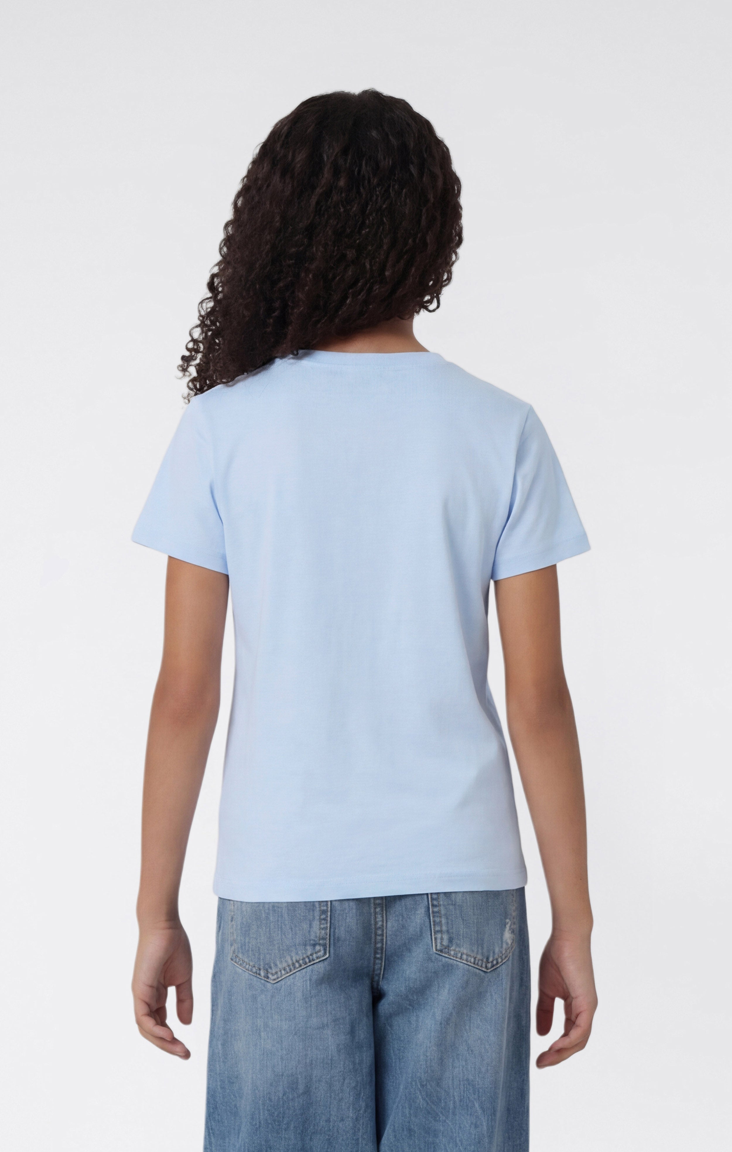 T-shirt Col Rond Slim Fit Filles Icons