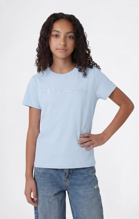 Girls' Crewneck T-shirt Slim Fit Icons