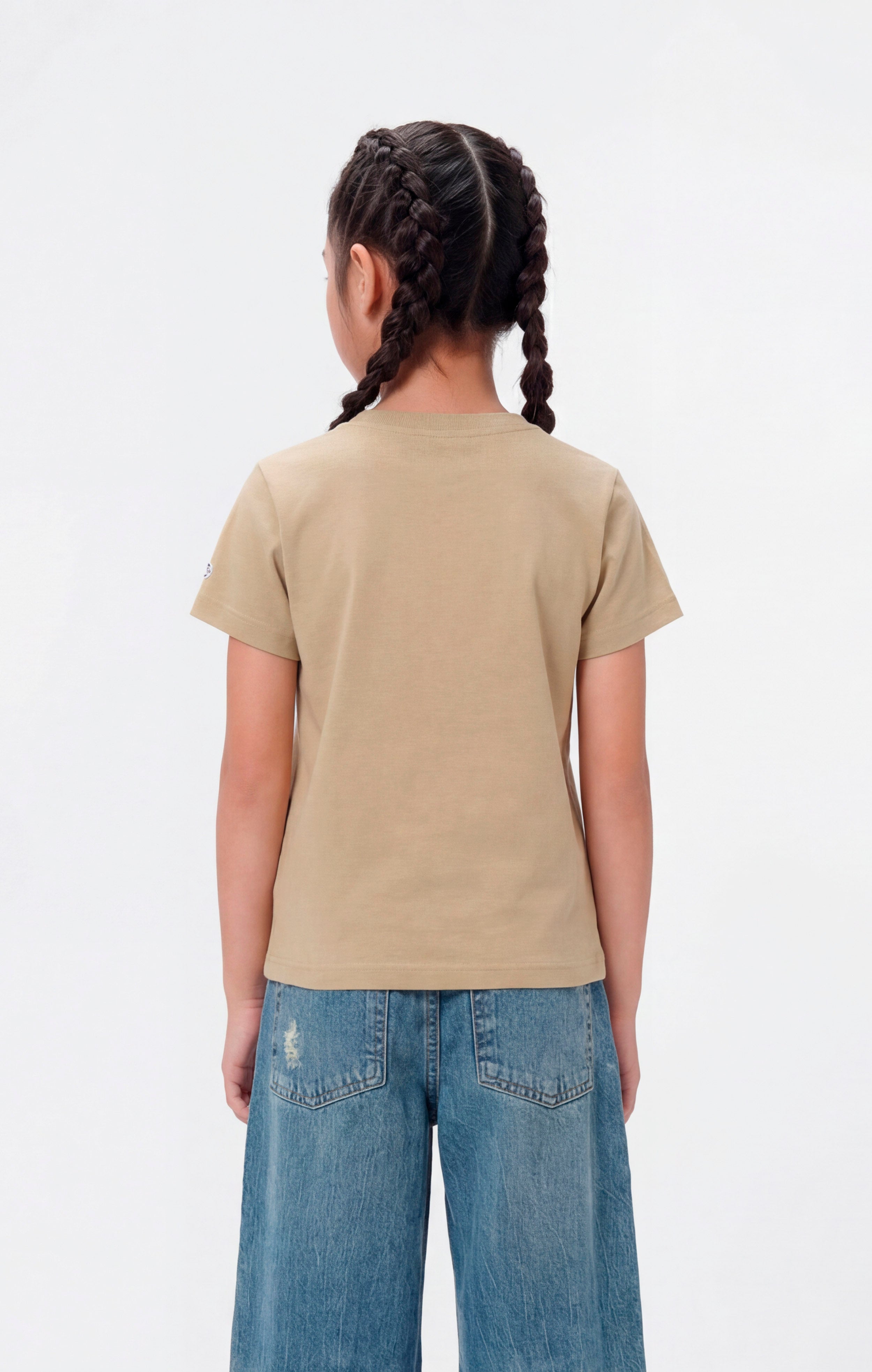 T-shirt Girocollo Slim Fit Bambina Icons