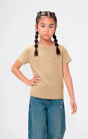 Mädchen Slim Fit Rundhals T-Shirt Icons