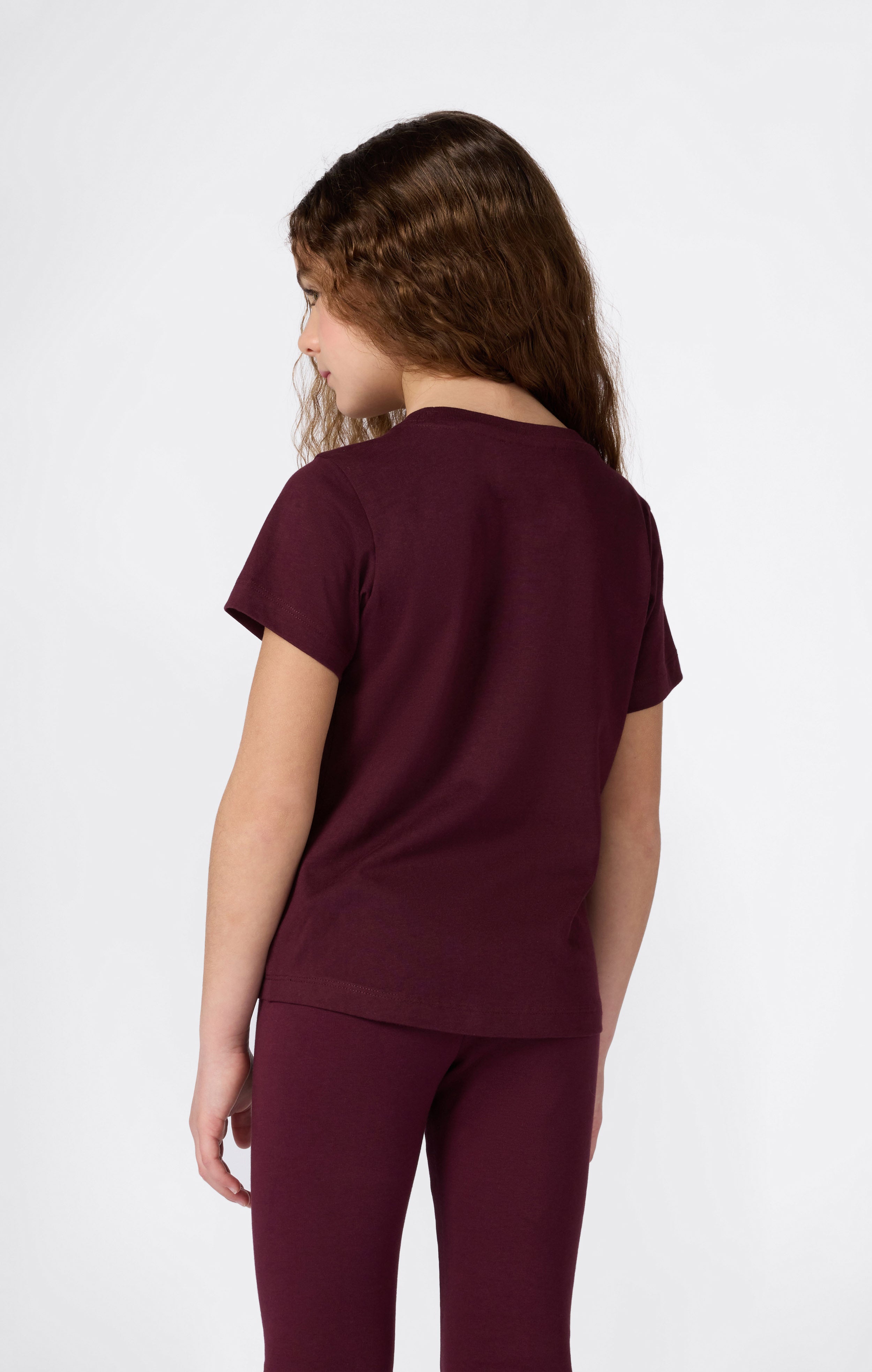 Camiseta Cuello Redondo Slim Fit Niña Icons