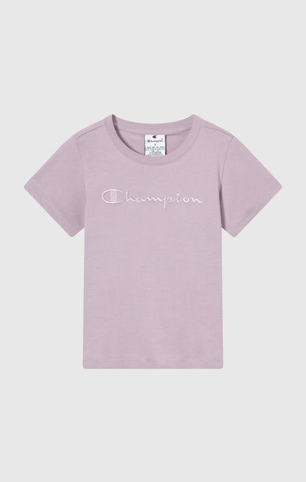 Girls' Crewneck T-shirt Slim Fit Icons
