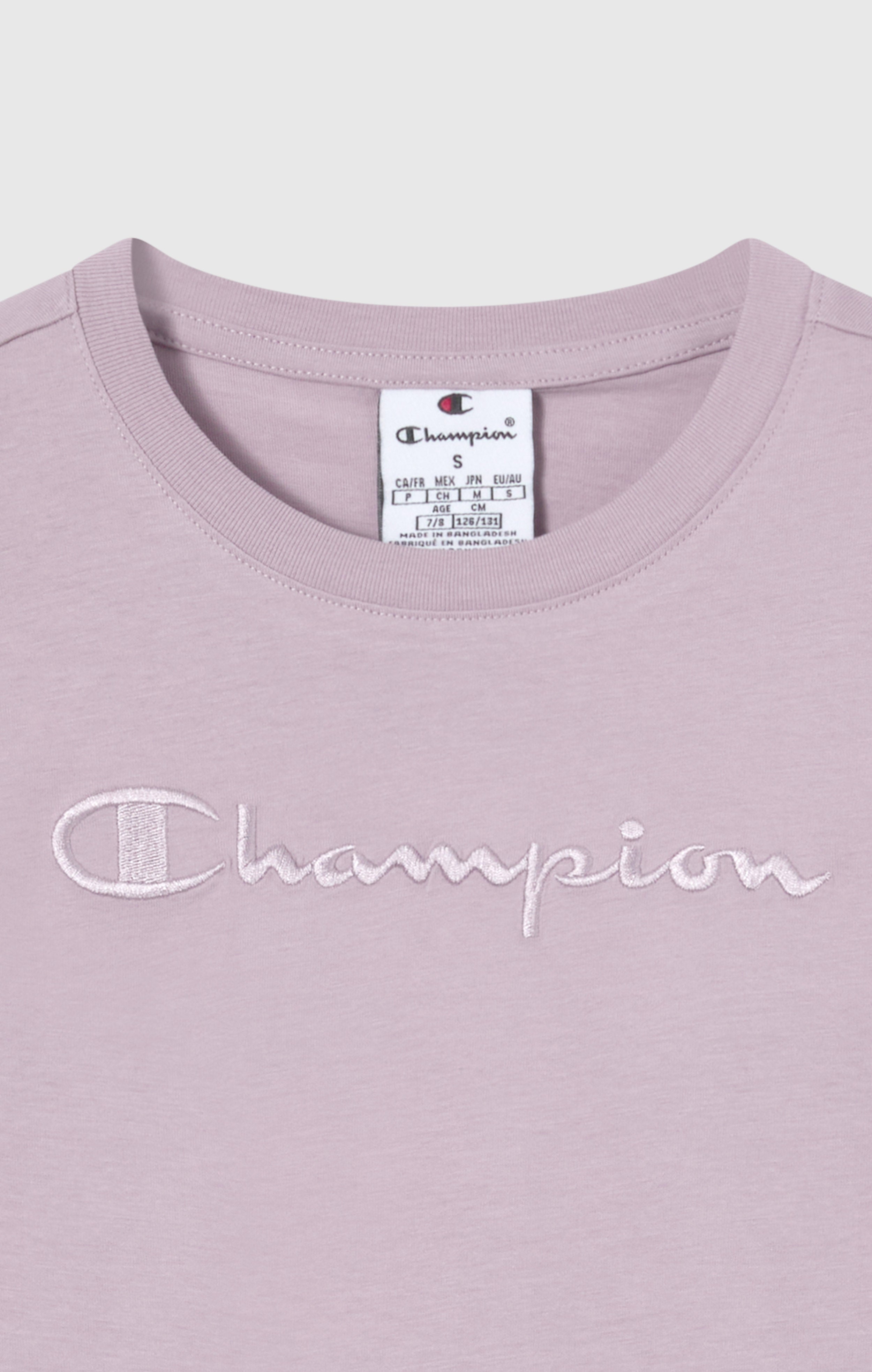 Girls' Crewneck T-shirt Slim Fit Icons