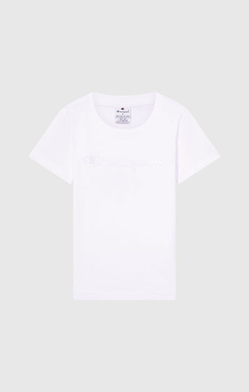 Girls' Crewneck T-shirt Slim Fit Icons