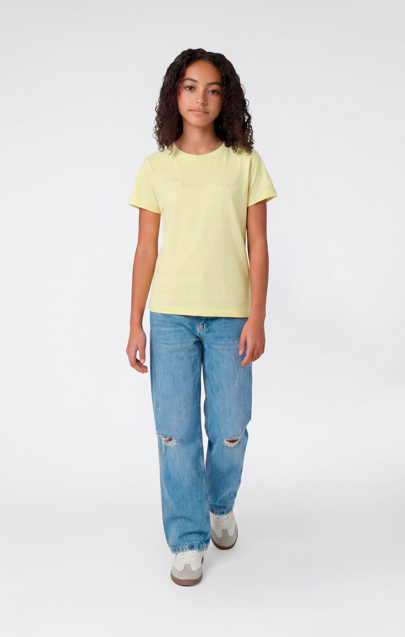 T-shirt Girocollo Slim Fit Bambina Icons
