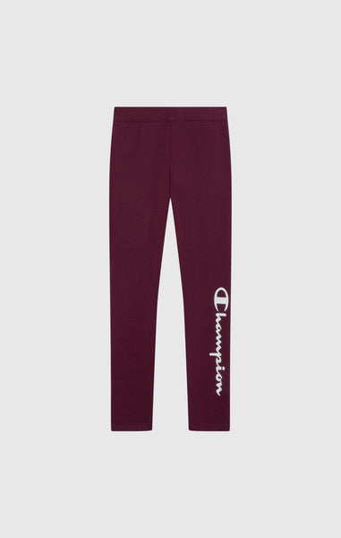 Legging en Molleton à Intérieur Gratté pour Fille avec Logo Script