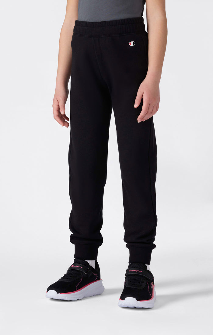 Joggers Con Polsini A Costine Interno Felpato Icons Da Bambina
