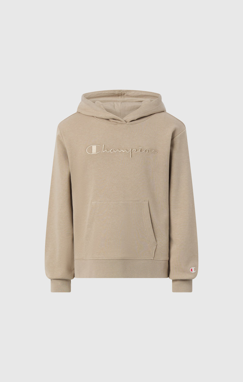 Sudadera Ligera con Capucha y Maxi Logo Tonal Bordado para Niña Icons