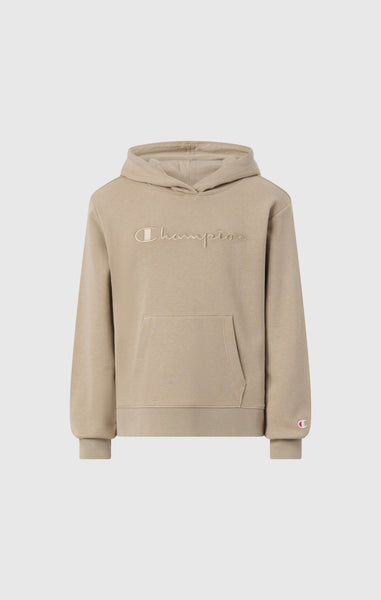 Leichter Hoodie mit Tonalem Gesticktem Maxi-Logo für Mädchen Icons