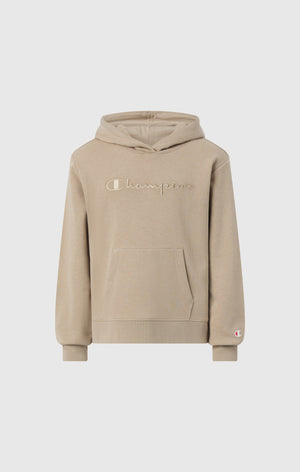 Sudadera Ligera con Capucha y Maxi Logo Tonal Bordado para Niña Icons