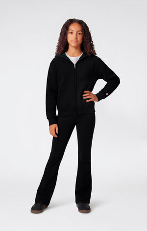 Girls’ Lightweight Full Zip Hooded Sweatshirt Icons