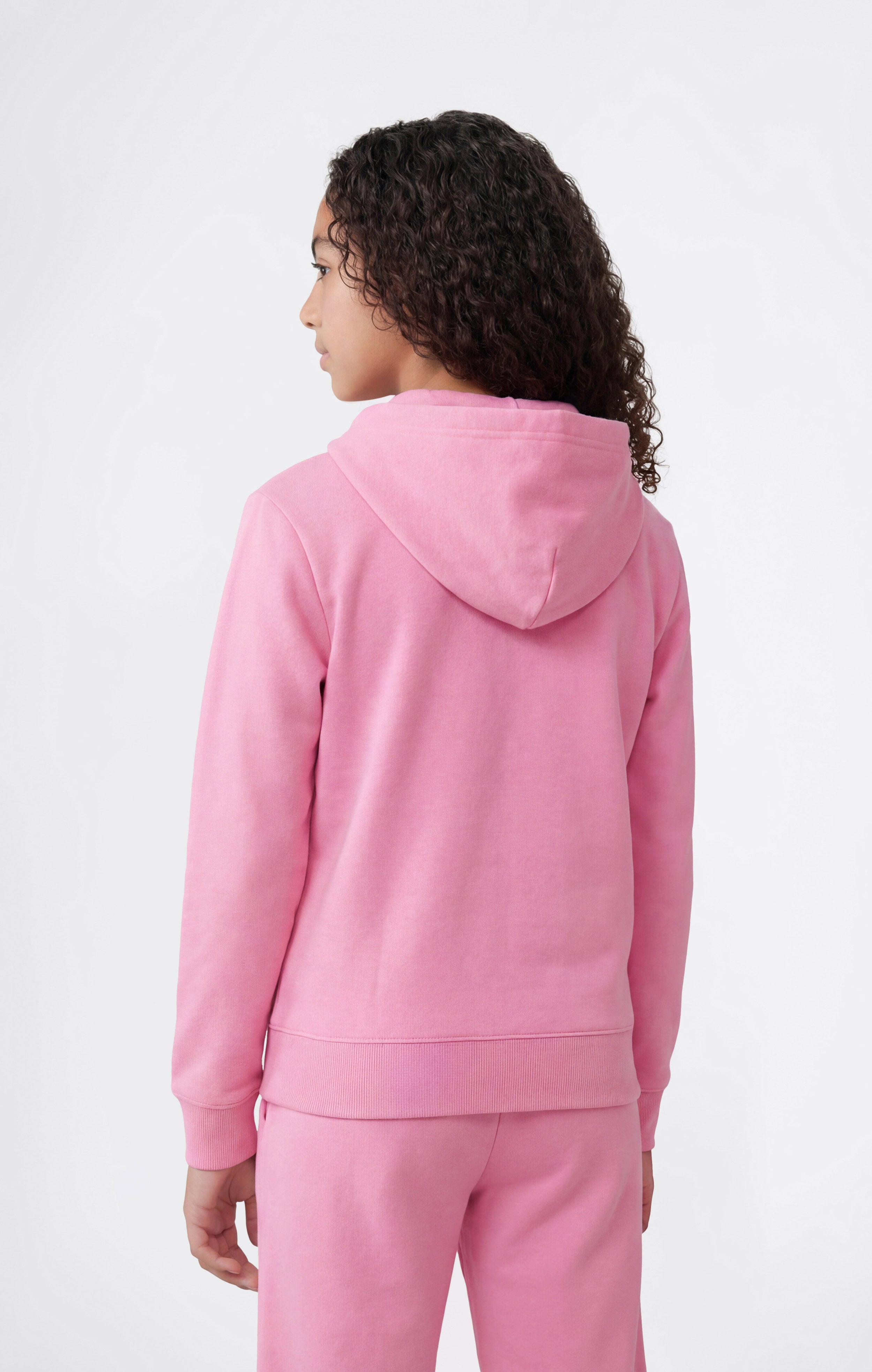 Girls’ Lightweight Full Zip Hooded Sweatshirt Icons