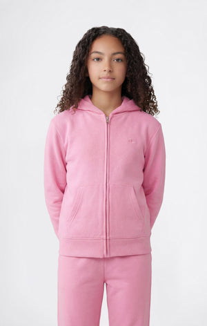 Girls’ Lightweight Full Zip Hooded Sweatshirt Icons