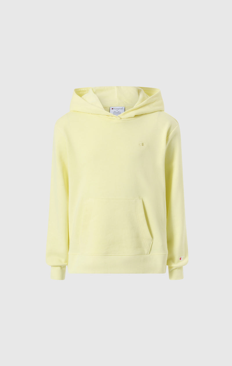 Girls’ Lightweight Hooded Sweatshirt with Tonal Embroidered “C” Logo Icons