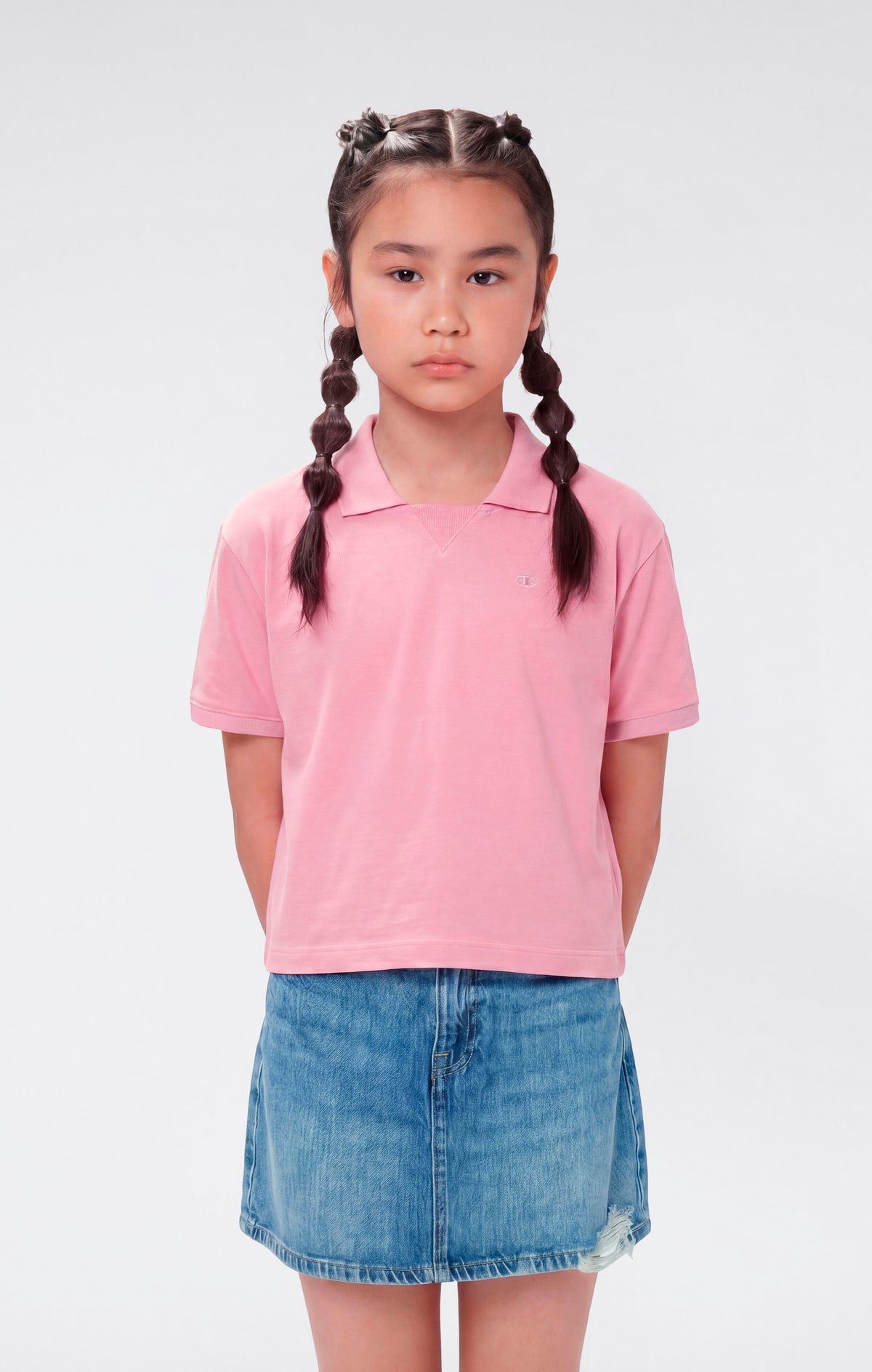 Polo in Jersey Leggero da Bambina Icons