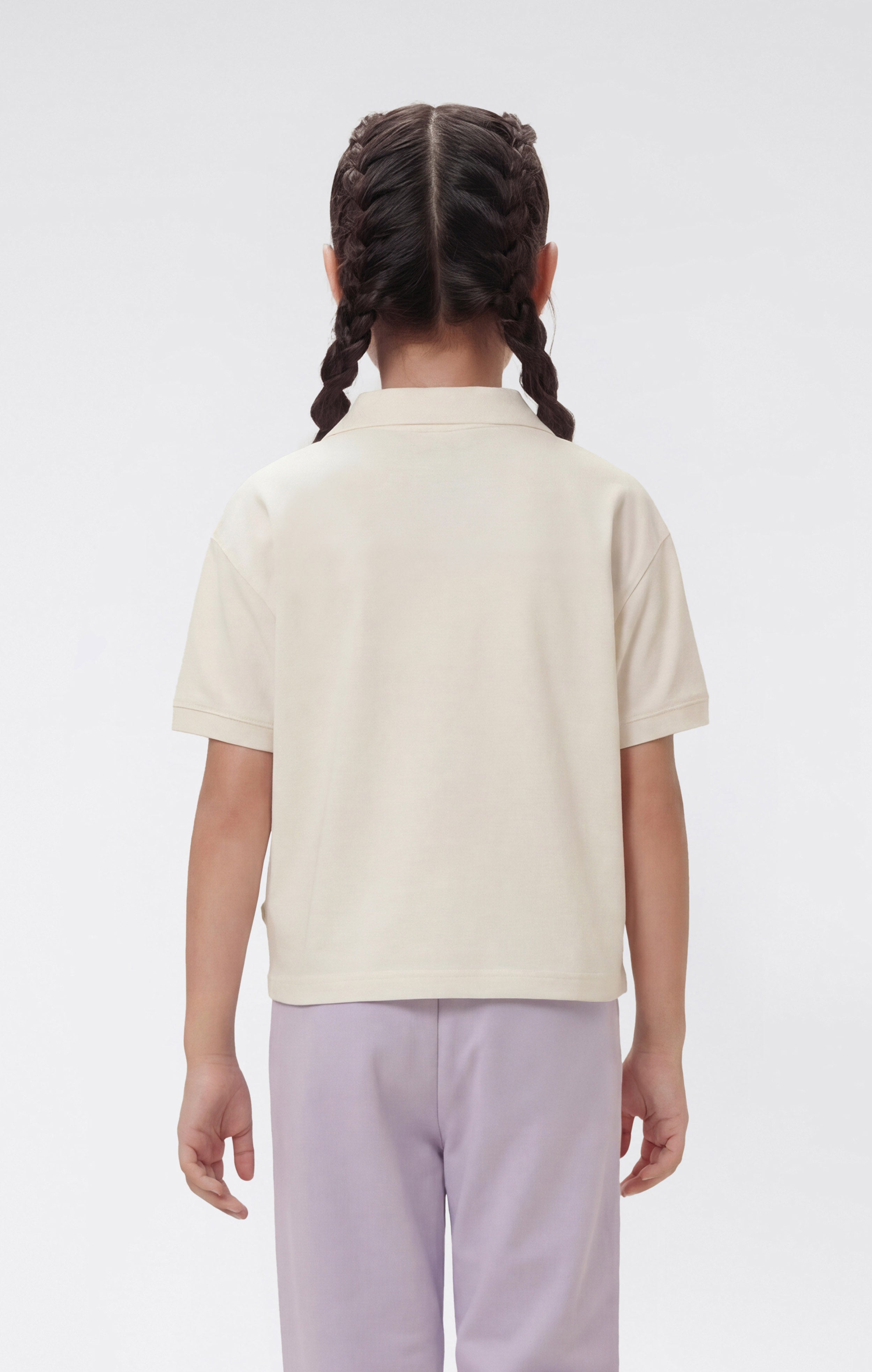 Polo in Jersey Leggero da Bambina Icons