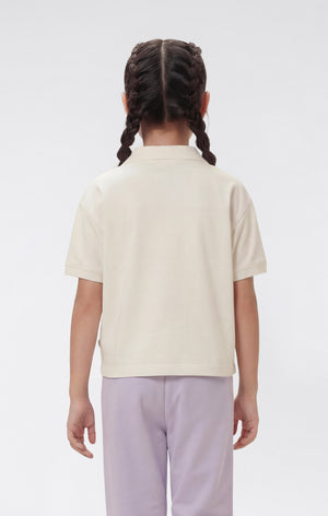 Polo in Jersey Leggero da Bambina Icons