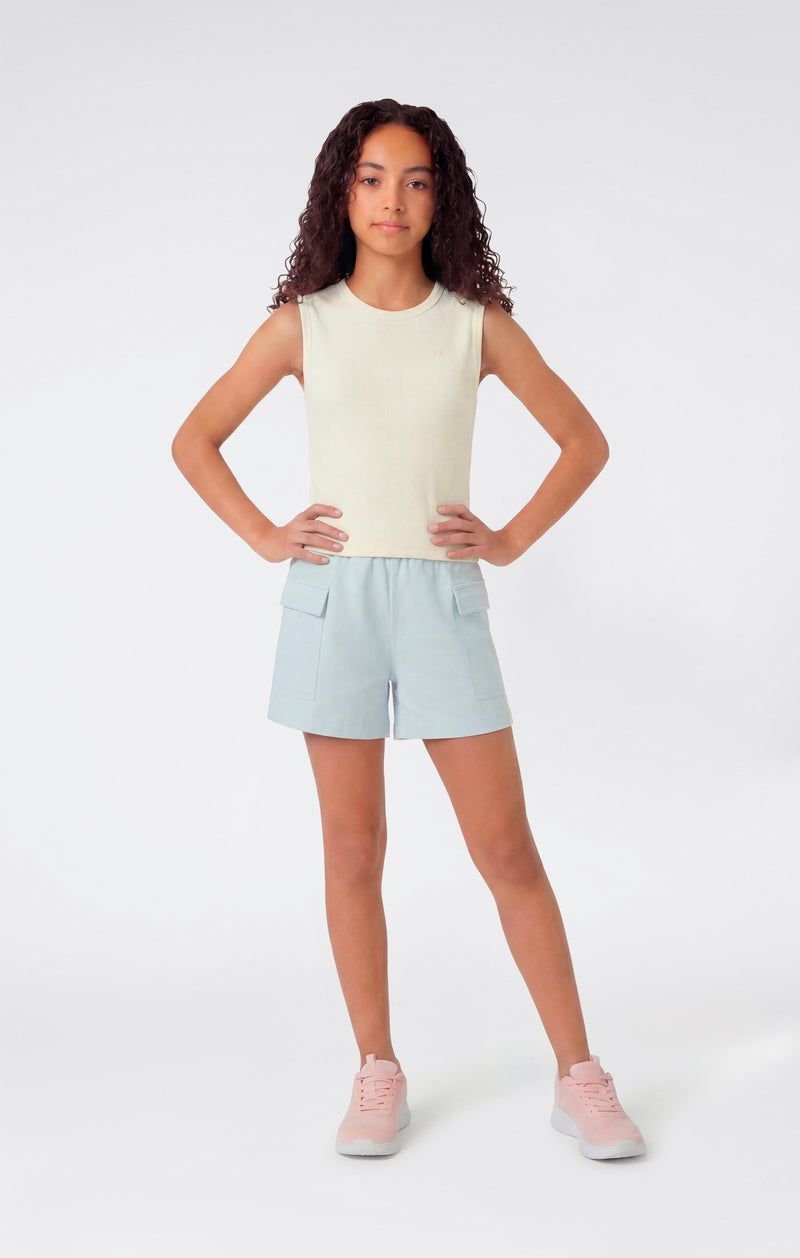 Girls’ Stretch Rib Tank Top Icons