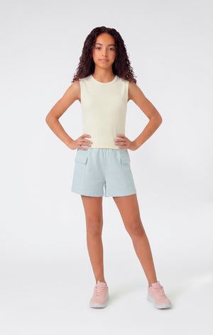 Girls’ Stretch Rib Tank Top Icons