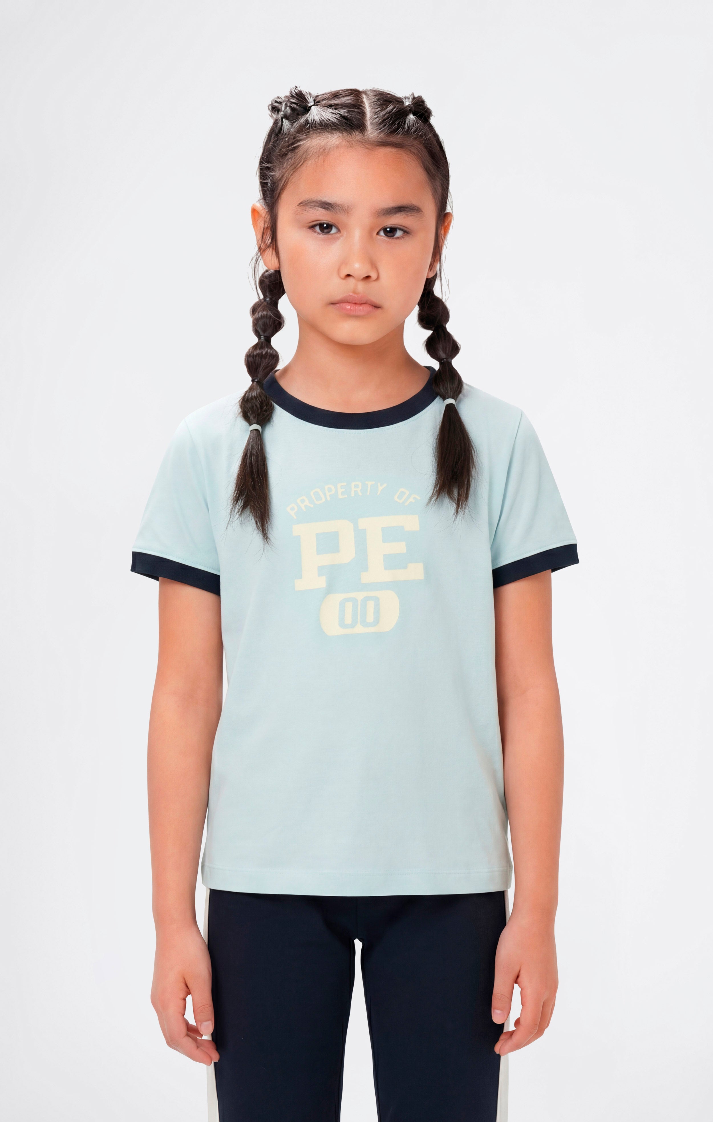 Mädchen T-Shirt mit Grafik Icons