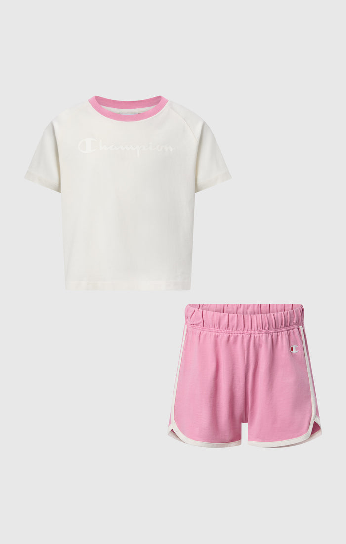 Girls’ T-Shirt and Shorts Set Icons