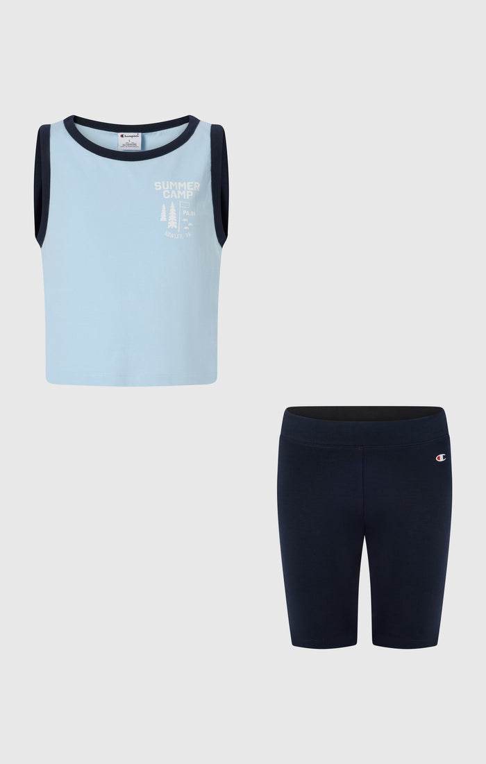 Girls’ Tank Top and Cycling Shorts Set Icons