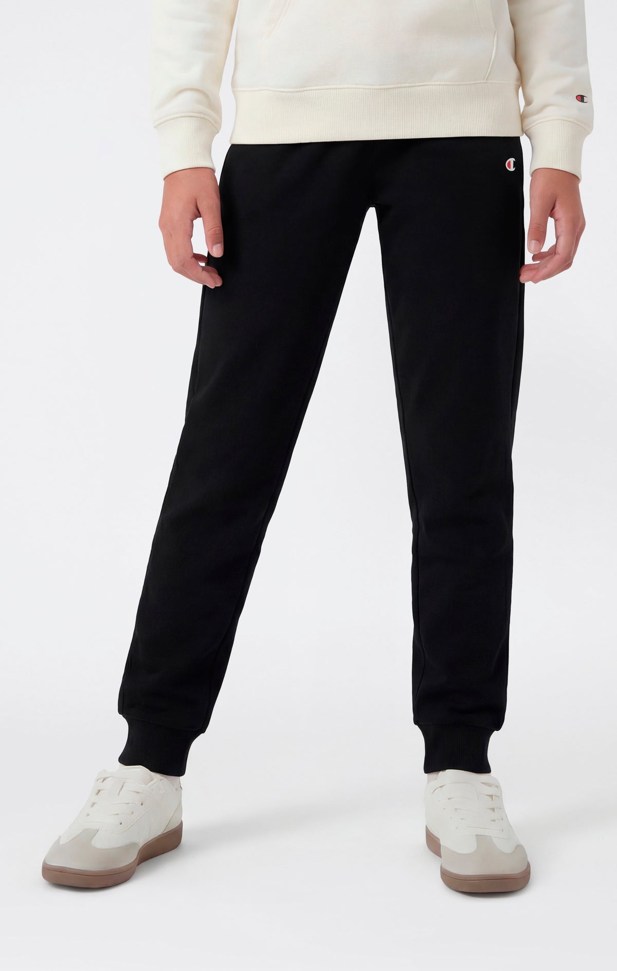 Pantaloni Joggers Leggeri con Polsino a Costina da Bambina Icons