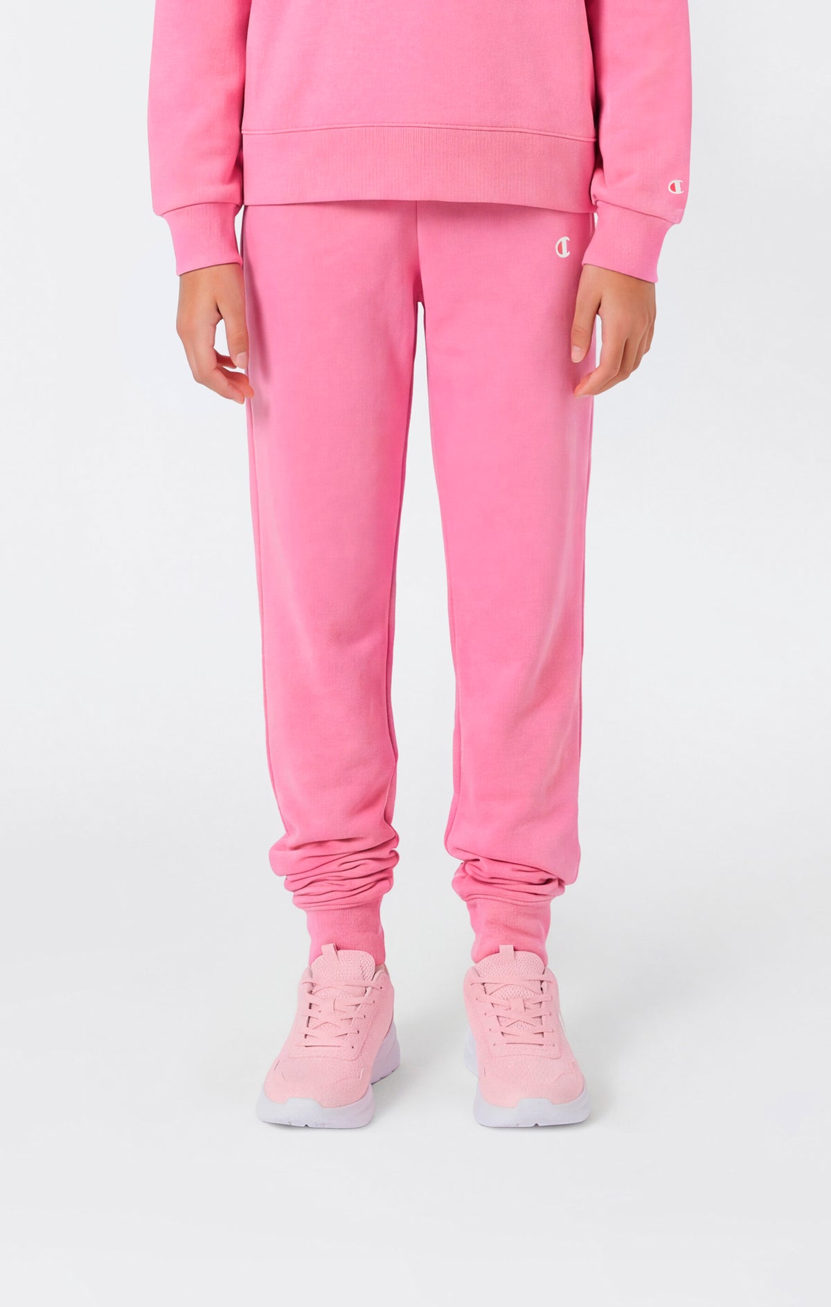 Pantaloni Joggers Leggeri con Polsino a Costina da Bambina Icons