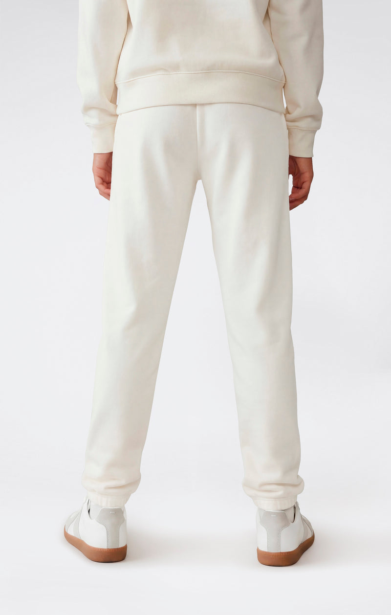 Girls’ Elastic Cuff Pants With Embroidered Logo