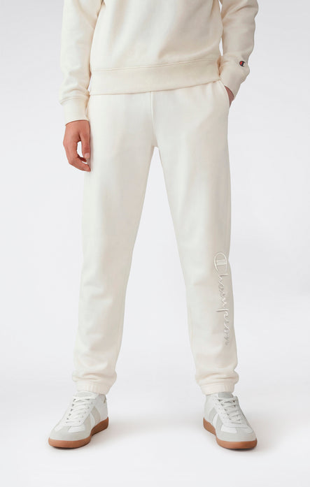 Girls’ Elastic Cuff Pants With Embroidered Logo