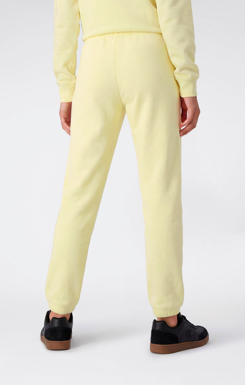 Girls’ Elastic Cuff Pants With Embroidered Logo