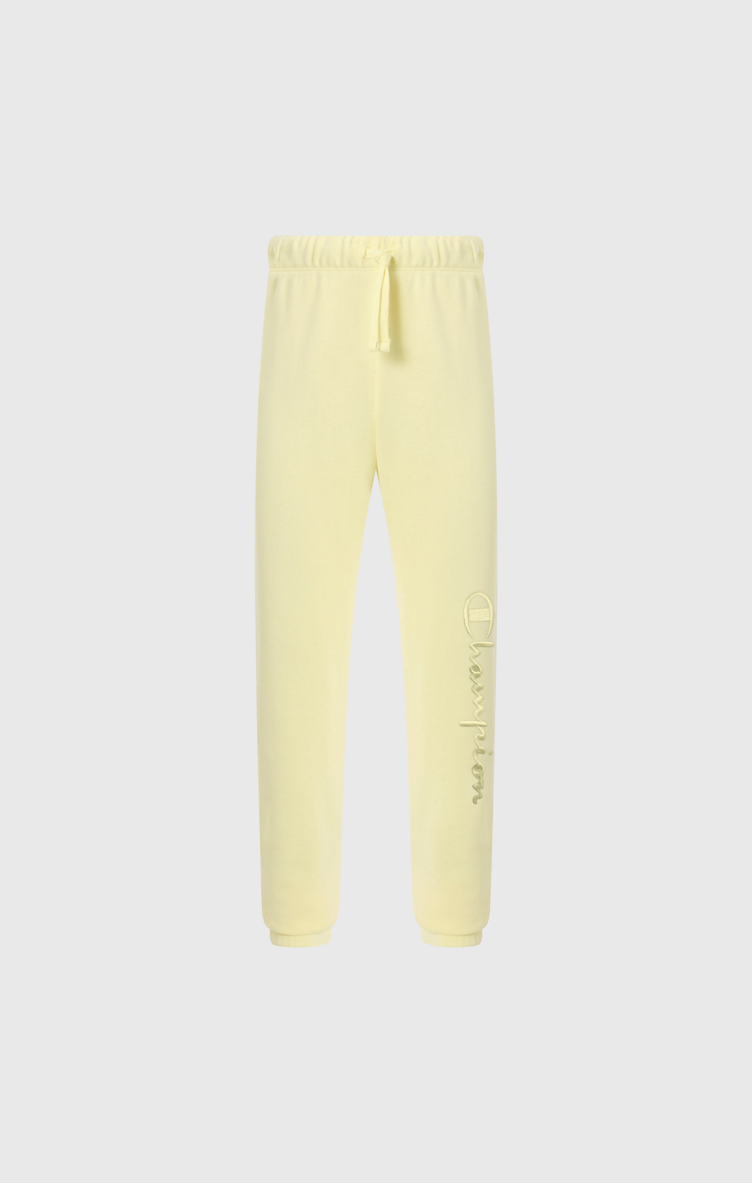 Girls’ Elastic Cuff Pants With Embroidered Logo