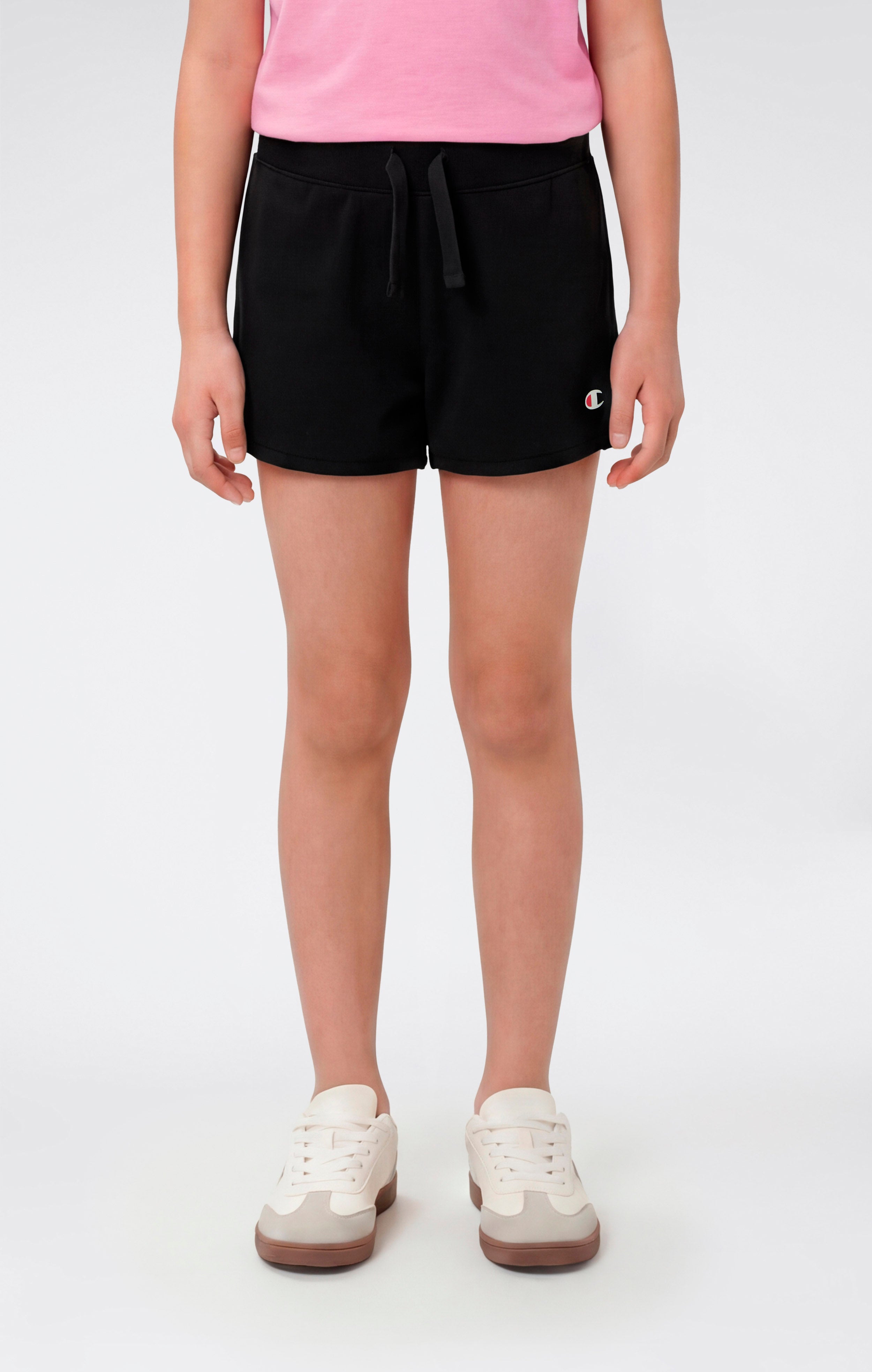 Shorts de algodón acanalado para niña Icons