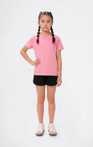 Shorts de algodón acanalado para niña Icons